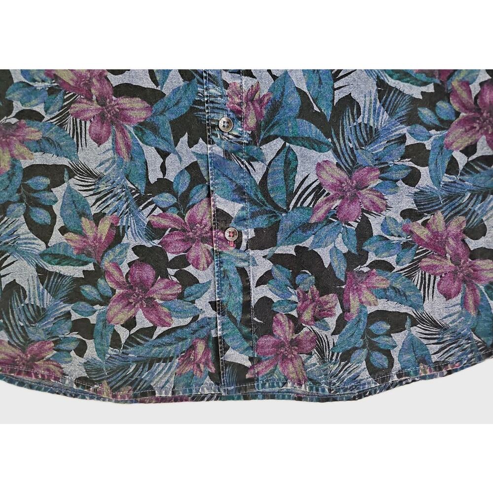 Tommy Bahama ~Men's Size L~ Multicolor Blue Bay Gardens 100% Cotton Shirt NWT - Picture 12 of 16